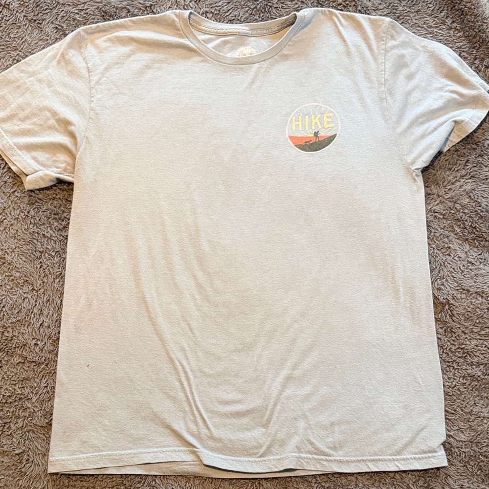 The Duck Company Casual Gray T-Shirt Hike Because People Suck Denver Colorado